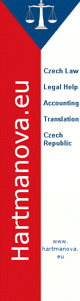 Hartmanova.eu - legal advice Czech Republic